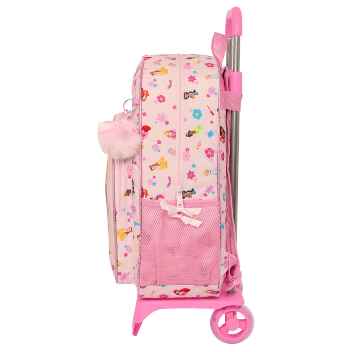Ghiozdan cu Roți Princesses Disney Summer adventures Roz 33 x 42 x 14 cm