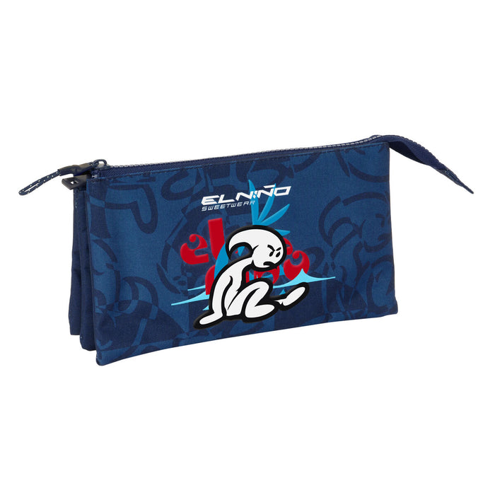 Penar triplu El Niño Paradise Bleumarin 22 x 12 x 3 cm