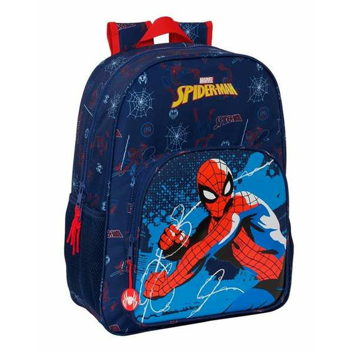 Ghiozdan Spider-Man Neon Bleumarin 33 x 42 x 14 cm