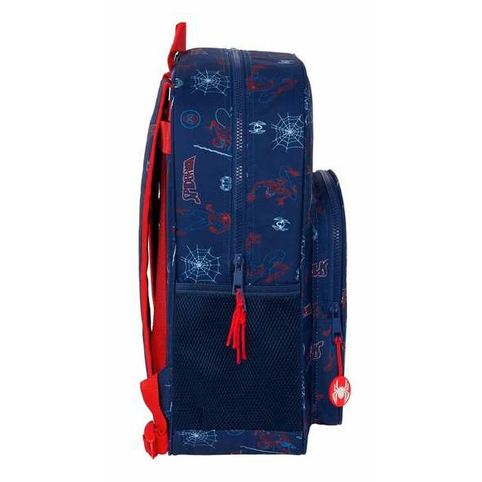 Ghiozdan Spider-Man Neon Bleumarin 33 x 42 x 14 cm