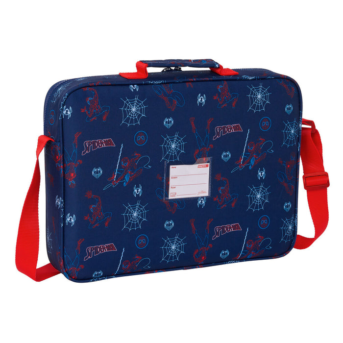 ghiozdan de școală Spider-Man Neon Bleumarin 38 x 28 x 6 cm