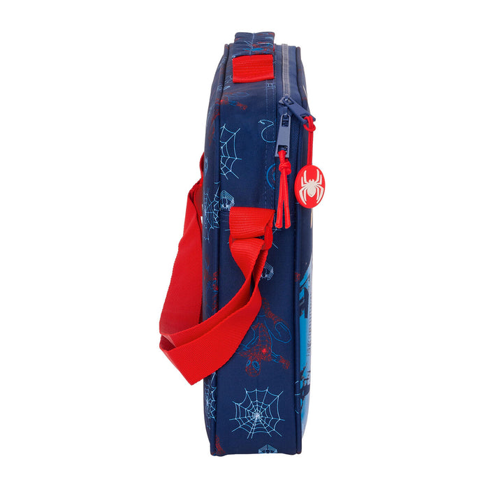 ghiozdan de școală Spider-Man Neon Bleumarin 38 x 28 x 6 cm