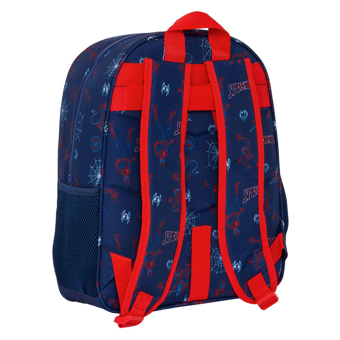 Ghiozdan Spider-Man Neon Bleumarin 32 X 38 X 12 cm