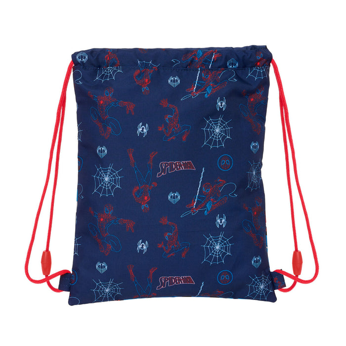 Geantă Rucsac cu Bretele Spider-Man Neon Bleumarin 26 x 34 x 1 cm