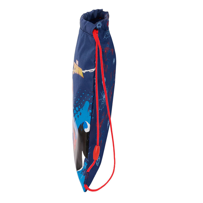 Geantă Rucsac cu Bretele Spider-Man Neon Bleumarin 26 x 34 x 1 cm