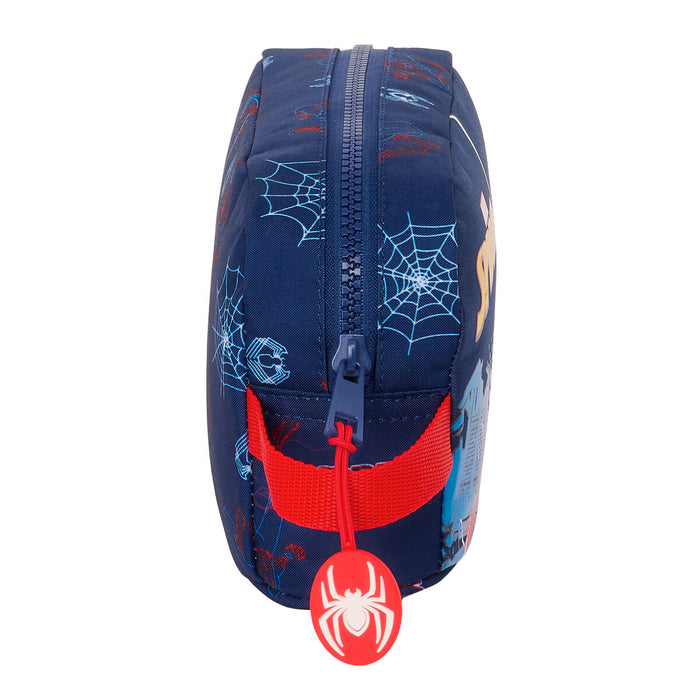 Geantă Termoizolantă pentru Gustări Spider-Man Neon Bleumarin 21.5 x 12 x 6.5 cm