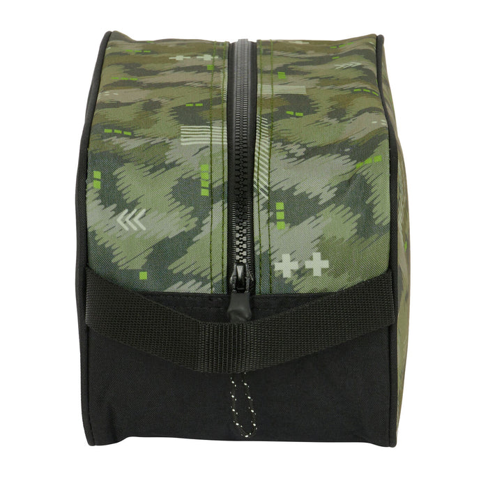 Geantă pentru Încălțăminte de Voiaj Kelme Travel Negru Verde 29 x 15 x 14 cm