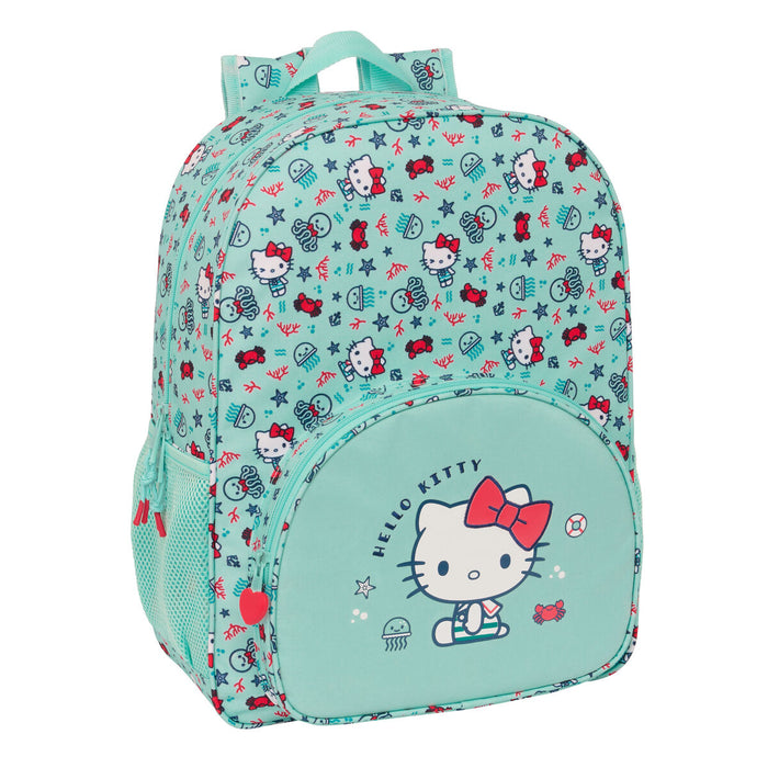 Ghiozdan Hello Kitty Sea lovers Turquoise 33 x 42 x 14 cm