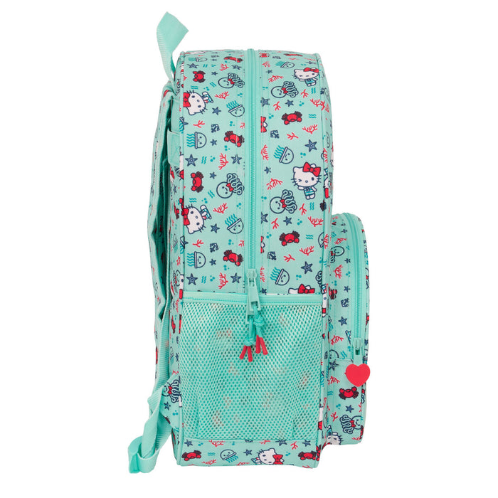 Ghiozdan Hello Kitty Sea lovers Turquoise 33 x 42 x 14 cm