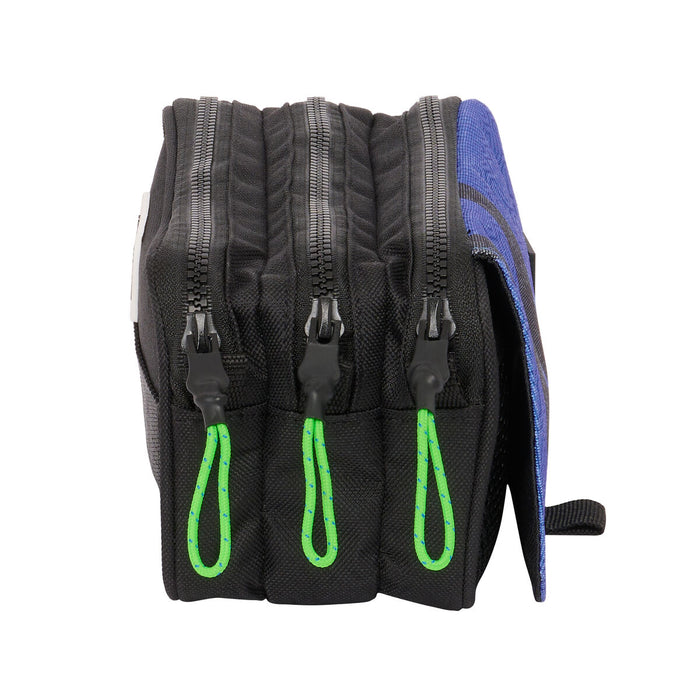 Penar triplu Kelme Royal Albastru Negru 21,5 x 10 x 8 cm