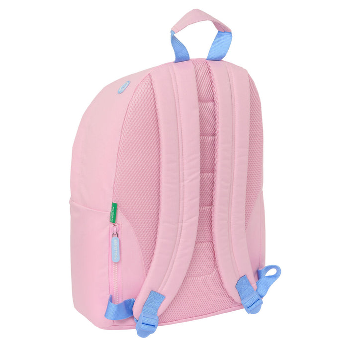 Rucsac pentru Laptop Benetton Pink Roz 31 x 41 x 16 cm