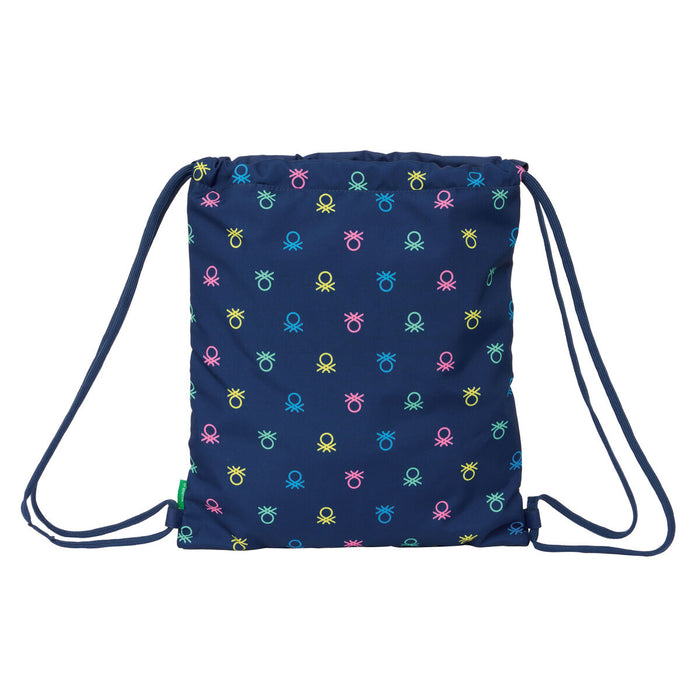 Geantă Rucsac cu Bretele Benetton Cool Bleumarin 35 x 40 x 1 cm