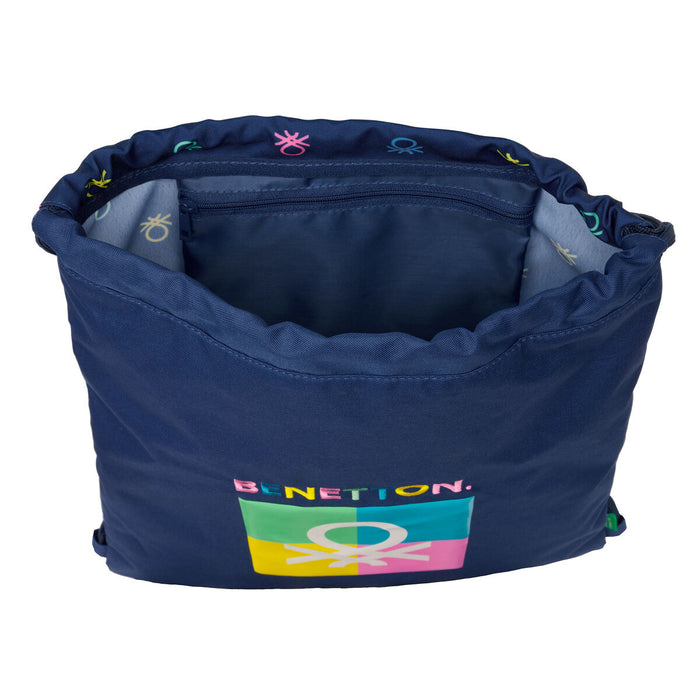 Geantă Rucsac cu Bretele Benetton Cool Bleumarin 35 x 40 x 1 cm
