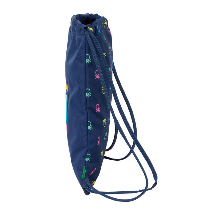 Geantă Rucsac cu Bretele Benetton Cool Bleumarin 35 x 40 x 1 cm