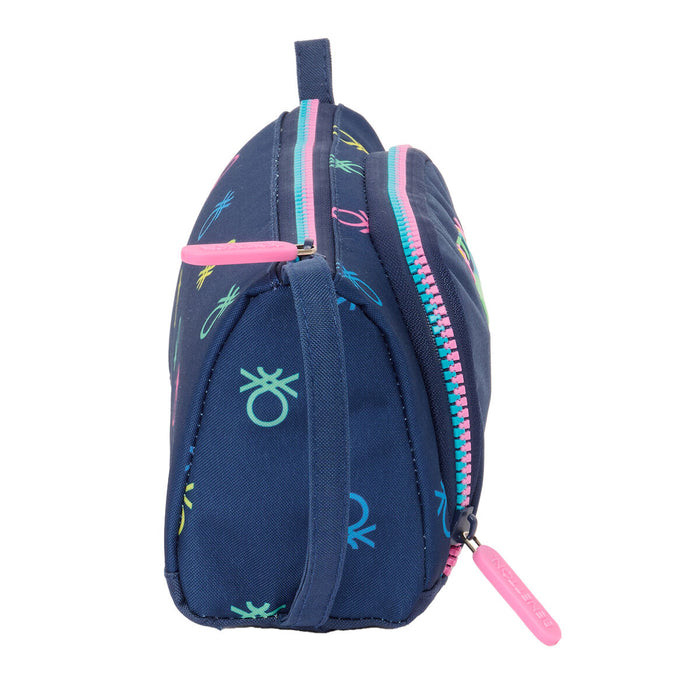 Penar cu Accesorii Benetton Cool Bleumarin 20 x 11 x 8.5 cm (32 Piese)