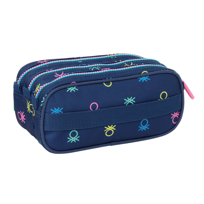 Penar triplu Benetton Cool Bleumarin 21,5 x 10 x 8 cm