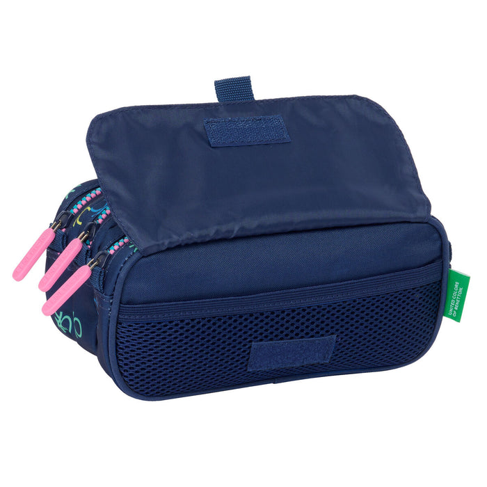 Penar triplu Benetton Cool Bleumarin 21,5 x 10 x 8 cm