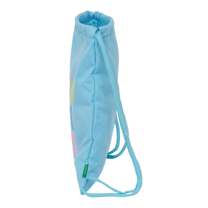 Geantă Rucsac cu Bretele Benetton Spring Albastru celest 35 x 40 x 1 cm