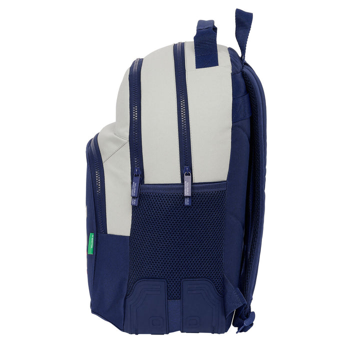 Ghiozdan Benetton Varsity Gri Bleumarin 32 x 42 x 15 cm