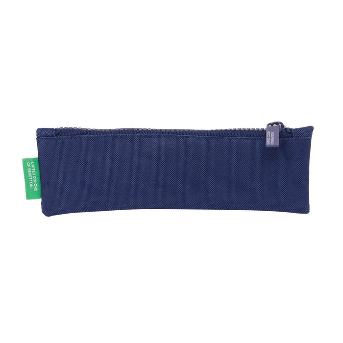 Penar Școlar Benetton Varsity Gri Bleumarin 20 x 6 x 1 cm
