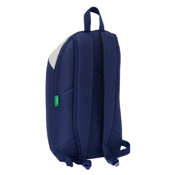 Rucsac Benetton Varsity Mini Gri Bleumarin 22 x 39 x 10 cm