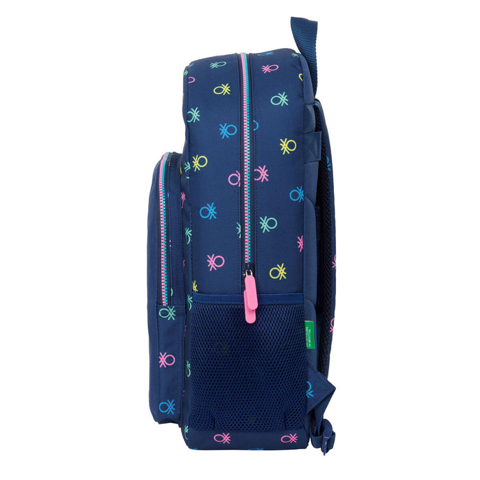 Ghiozdan Benetton Cool Bleumarin 30 x 46 x 14 cm