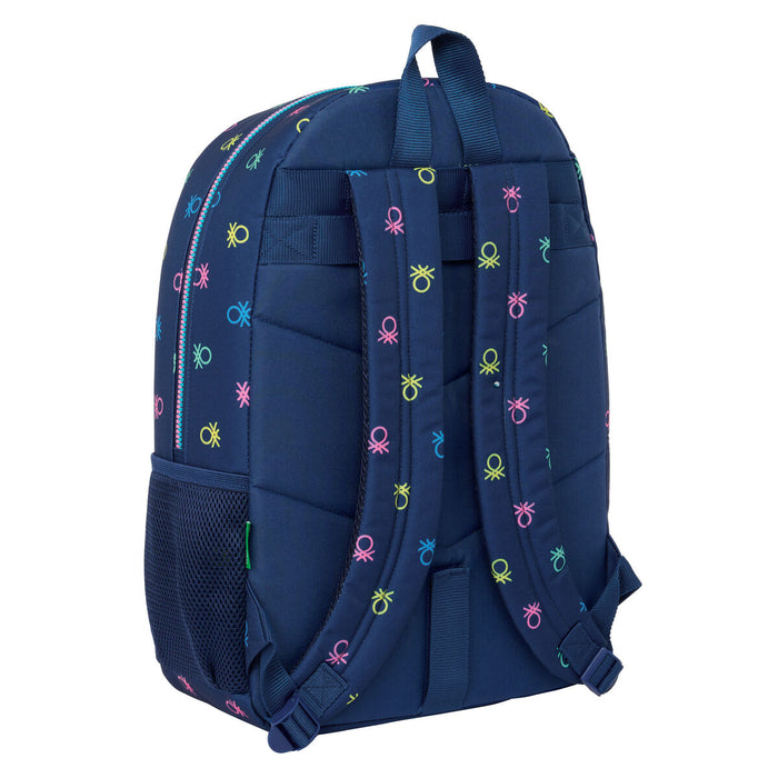 Ghiozdan Benetton Cool Bleumarin 30 x 46 x 14 cm