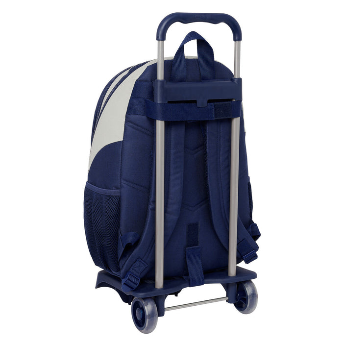 Ghiozdan cu Roți Benetton Varsity Gri Bleumarin 32 x 44 x 16 cm
