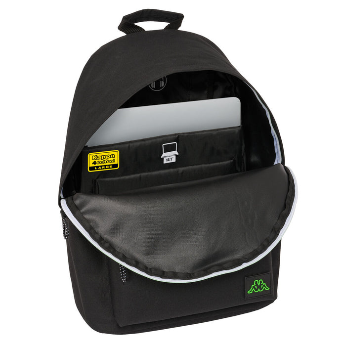 Rucsac pentru Laptop Kappa kappa Negru 31 x 41 x 16 cm