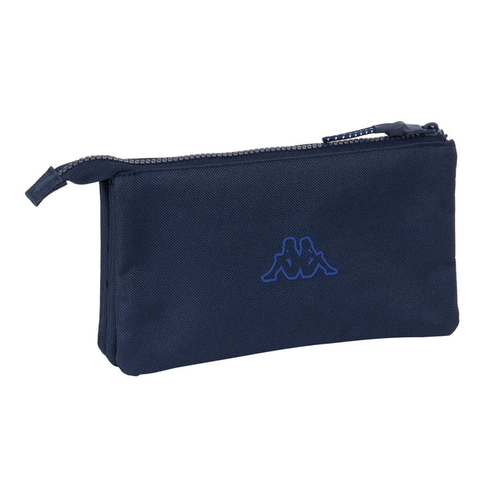 Penar triplu Kappa Blue night Bleumarin 22 x 12 x 3 cm