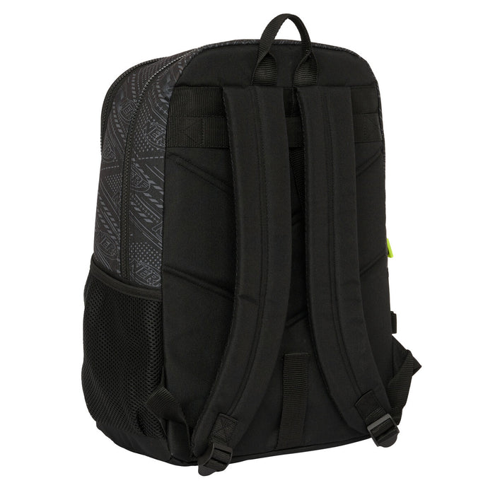 Ghiozdan Nerf Get ready Negru 31 x 44 x 17 cm