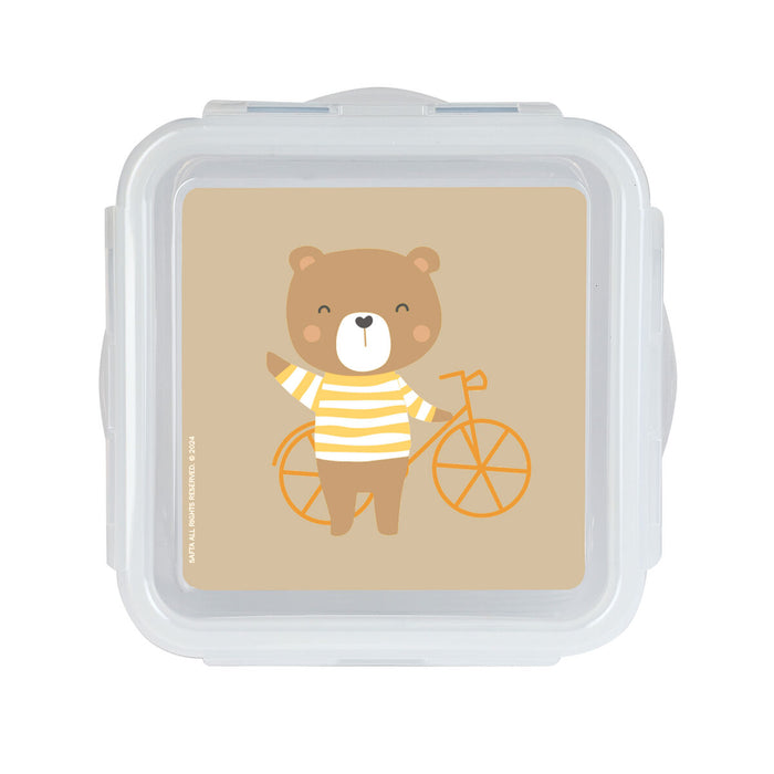 Cutie pentru Prânz Safta Urs Bej 13 x 7.5 x 13 cm
