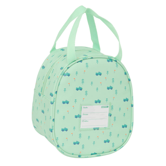 Geantă Termoizolantă pentru Gustări Safta Mașină Verde 19 x 22 x 14 cm