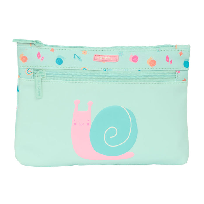 Penar Școlar Safta Caracol Melc Turquoise 23 x 16 x 3 cm