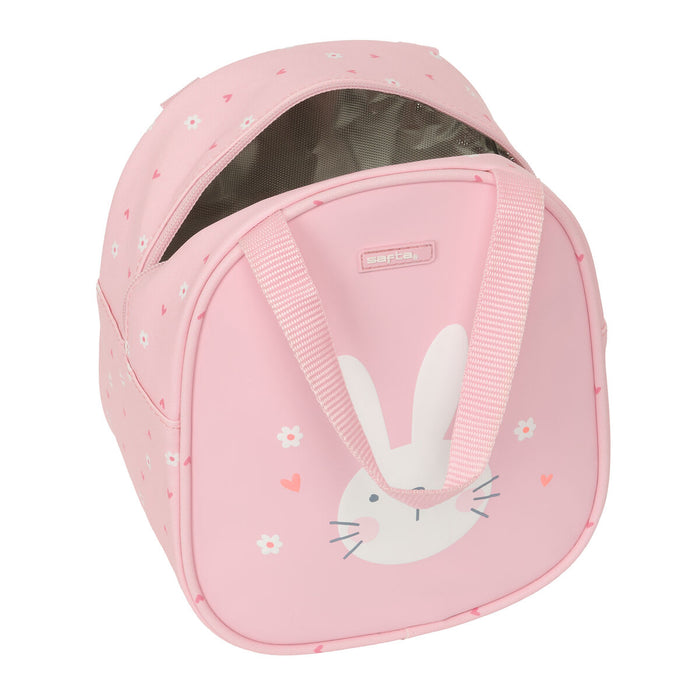 Geantă Termoizolantă pentru Gustări Safta Iepure Roz 19 x 22 x 14 cm