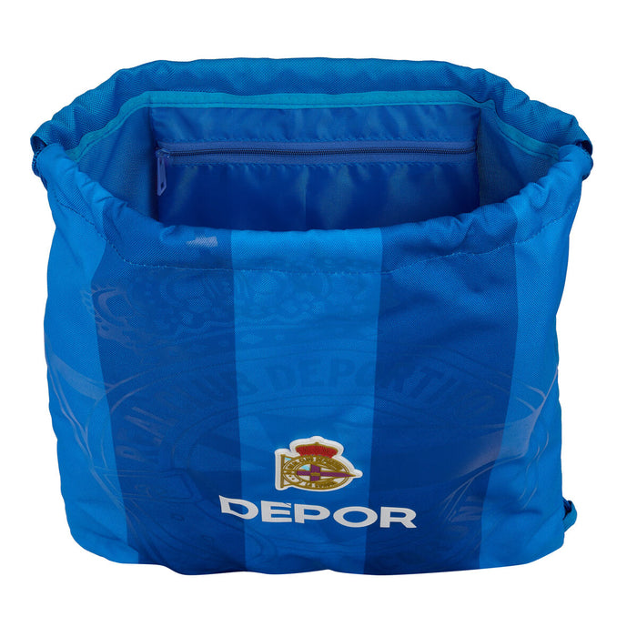 Geantă Rucsac cu Bretele R. C. Deportivo de La Coruña Albastru 35 x 40 x 1 cm