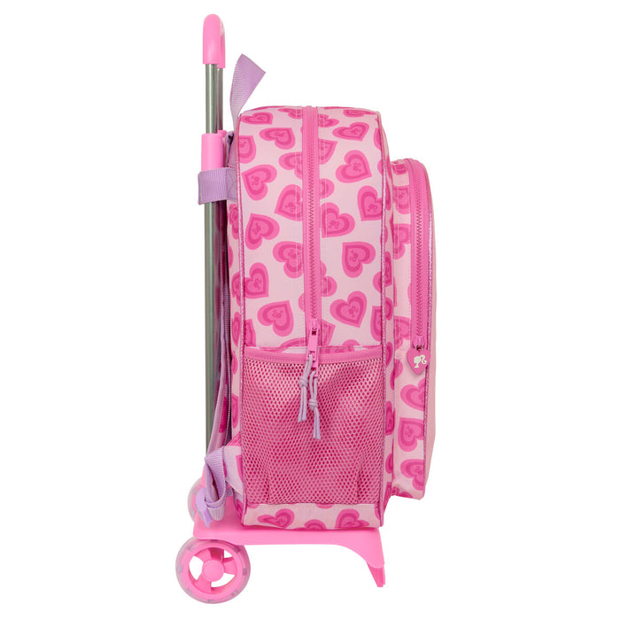 Ghiozdan cu Roți Barbie Love Roz 33 x 42 x 14 cm