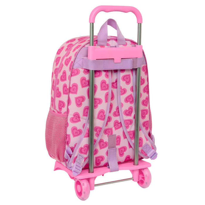 Ghiozdan cu Roți Barbie Love Roz 33 x 42 x 14 cm
