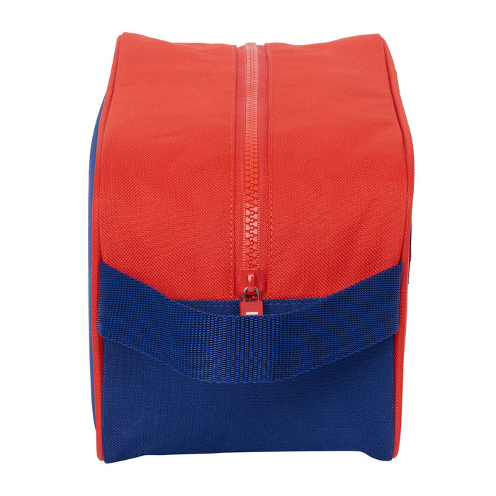 Geantă pentru Încălțăminte de Voiaj Atlético Madrid Albastru Roșu 29 x 15 x 14 cm