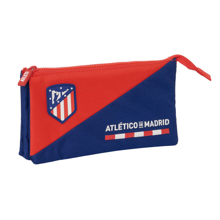 Penar triplu Atlético Madrid Albastru Roșu 22 x 12 x 3 cm