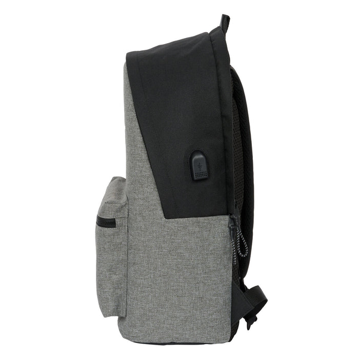 Rucsac pentru Laptop Eckō Unltd. Rhino Negru Gri 31 x 44 x 18 cm