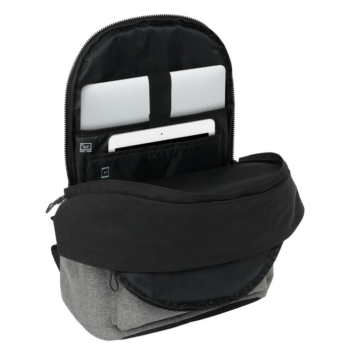 Rucsac pentru Laptop Eckō Unltd. Rhino Negru Gri 31 x 44 x 18 cm