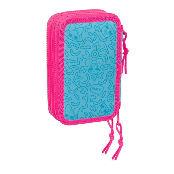 Penar Triplu LOL Surprise! Divas Albastru 12.5 x 19.5 x 5.5 cm (36 Piese)