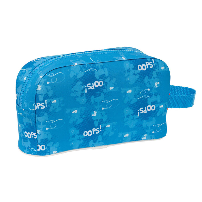 Geantă Termoizolantă pentru Gustări Los Pitufos Albastru Albastru celest 21.5 x 12 x 6.5 cm