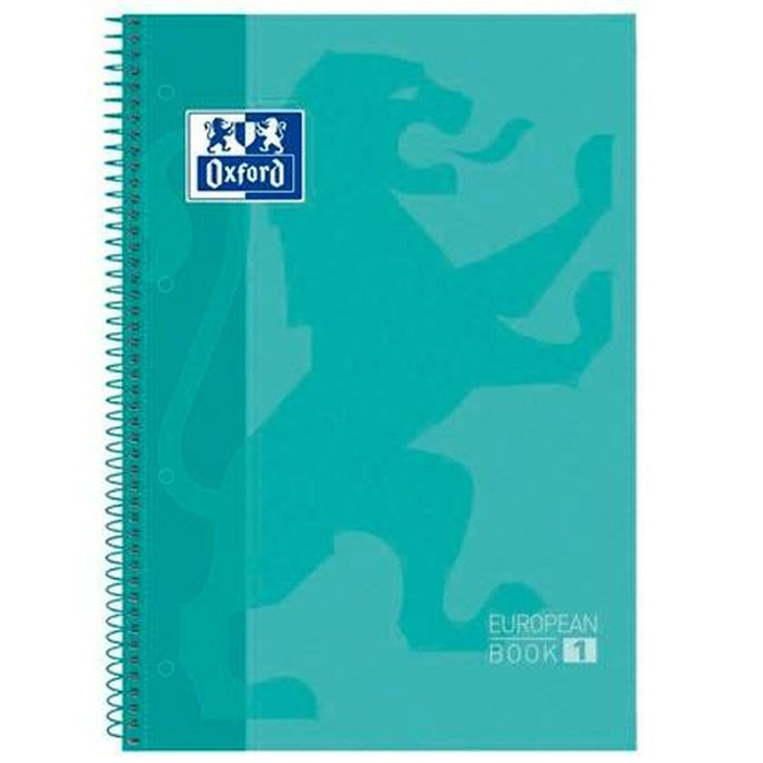 Notebook Oxford European Book Mint Verde A4 5 Piese