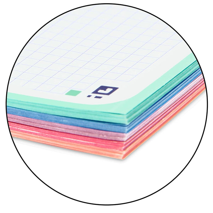 Notebook Oxford European Book Micro perforat Multicolor A4 5 Piese 120 Frunze