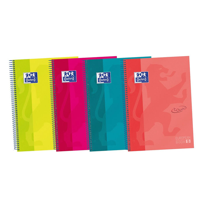 Notebook Oxford European Book Multicolor A4 5 Piese 120 Frunze