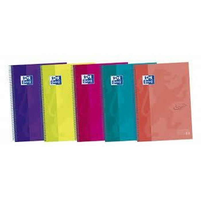 Notebook Oxford European Book Multicolor A4 5 Piese 120 Frunze