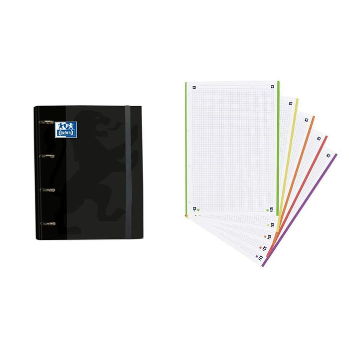 Biblioraft Oxford Classic Europeanbinder Negru A4 A4+