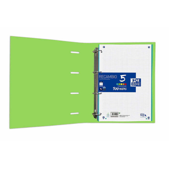 Biblioraft Oxford Classic Europeanbinder Verde A4 A4+